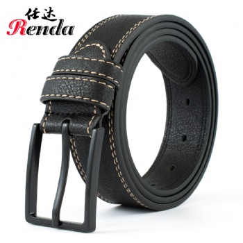 男女同款简约时尚针扣皮带